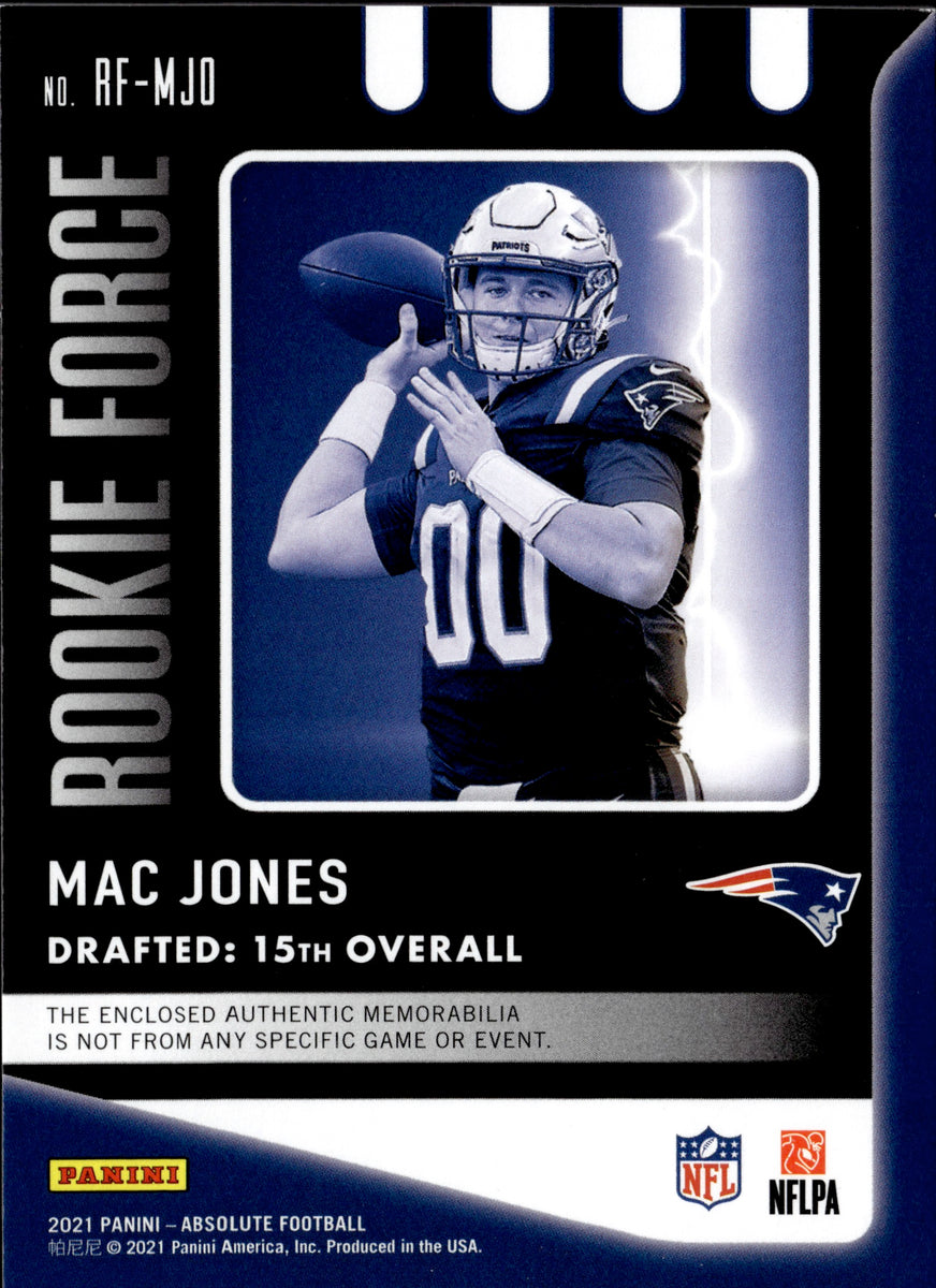 2021 Panini Absolute Mac Jones Rookie Card