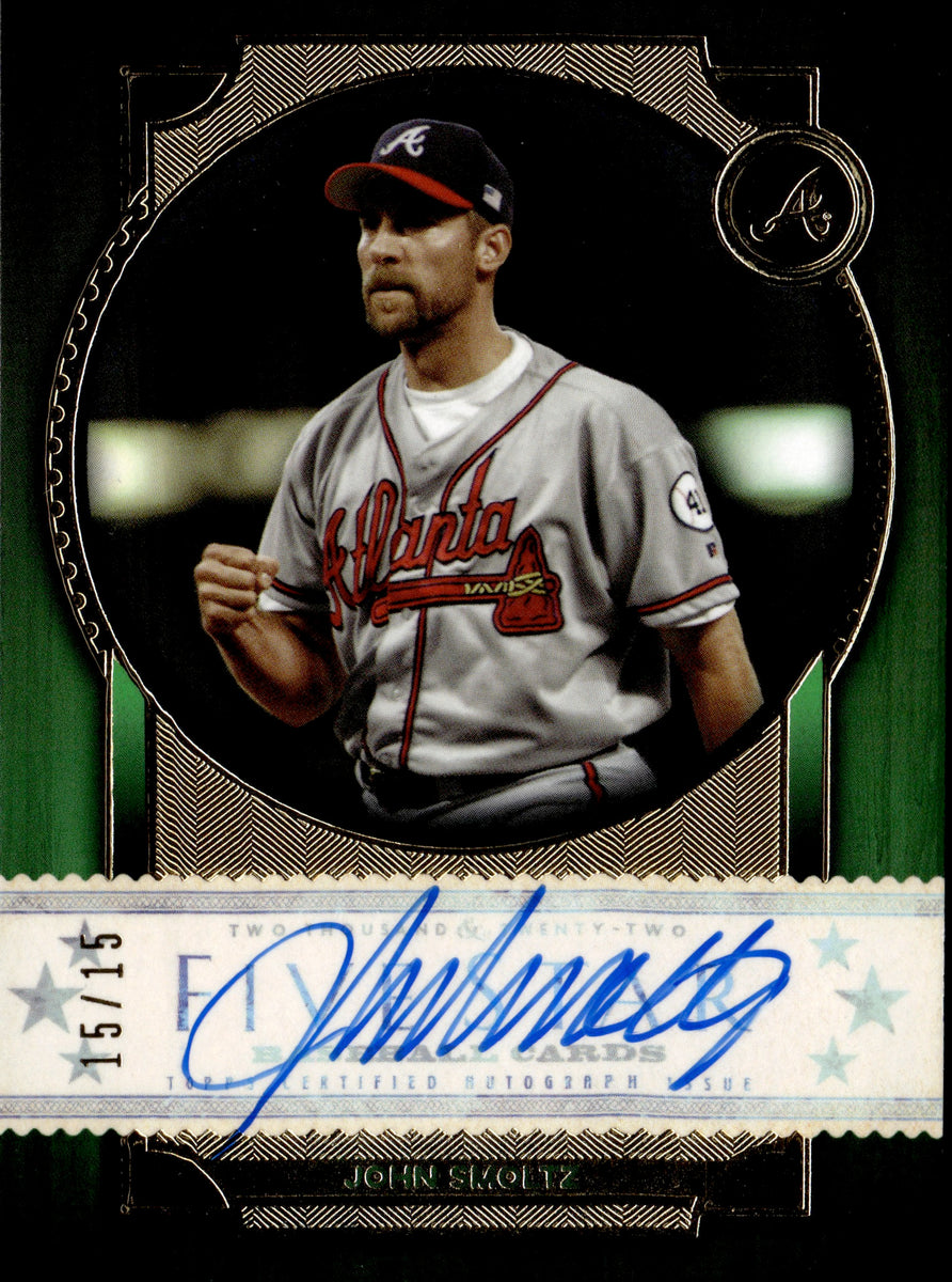 Autographed JOHN SMOLTZ HOF 15 Official Major League Baseball