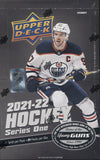 2021-22 Upper Deck Series 1 Hobby Hockey, 12 Box Case