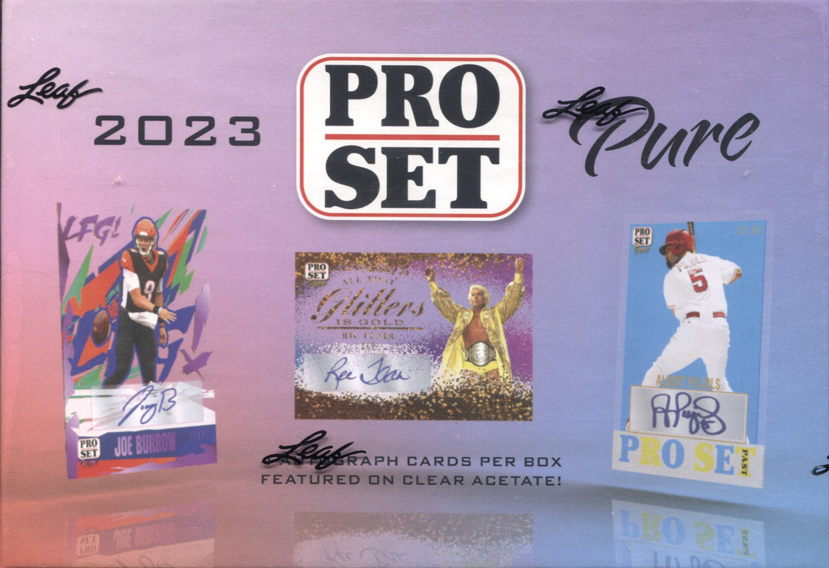 LAST BOX* 2023 Leaf Pro Set Pure Multi-Sport Hobby, Box