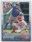 2015 Javier Baez Topps Series One ROOKIE RC #315 Chicago Cubs 2