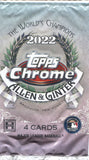 2022 Topps Allen & Ginter Chrome Baseball Hobby, Pack