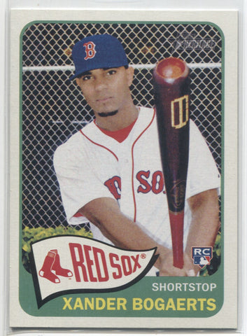 2014 Xander Bogaerts Topps Heritage ROOKIE RC #H550 Boston Red Sox 2