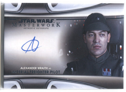2021 Alexander Waith as Imperial Freighter Pilot Topps Star Wars Masterwork AUTO AUTOGRAPH #MWA-AW
