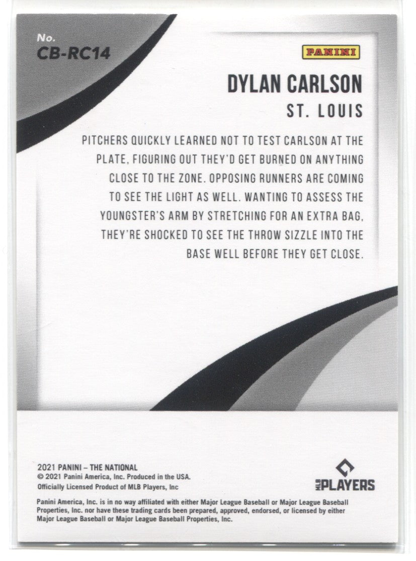 Dylan Carlson Baseball Paper Poster Cardinals 3 - Dylan Carlson