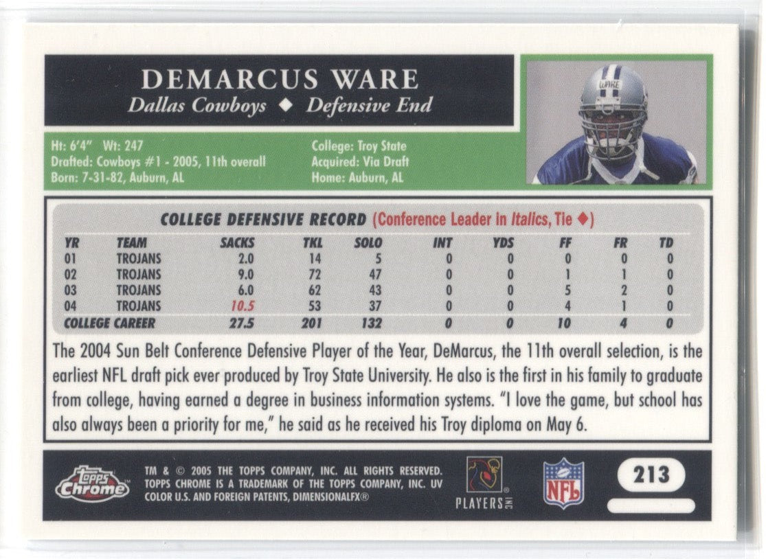 NFL DeMarcus Ware Signed Trading Cards, Collectible DeMarcus Ware Signed  Trading Cards