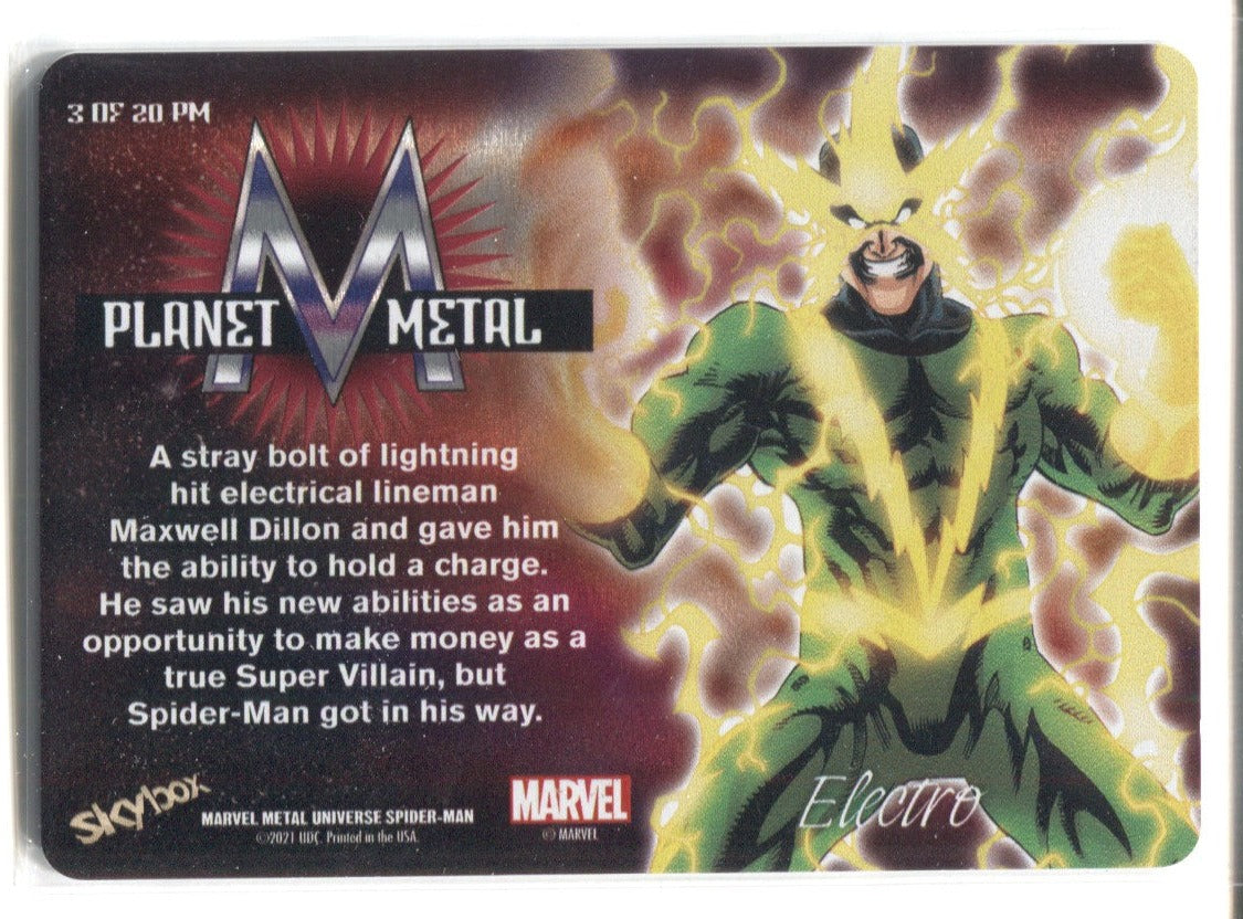 Marvel Spider-Man Metal Universe Trading Cards Box (Upper Deck 2021)