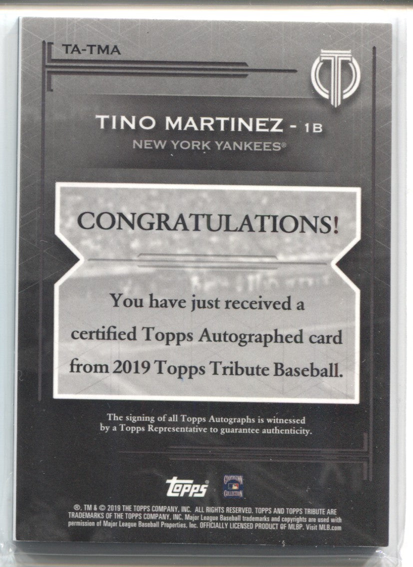 2000 Topps Tino Martinez Baseball Card