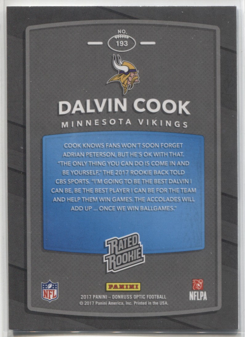 Dalvin Cook 2017 Panini Score Rookie Card