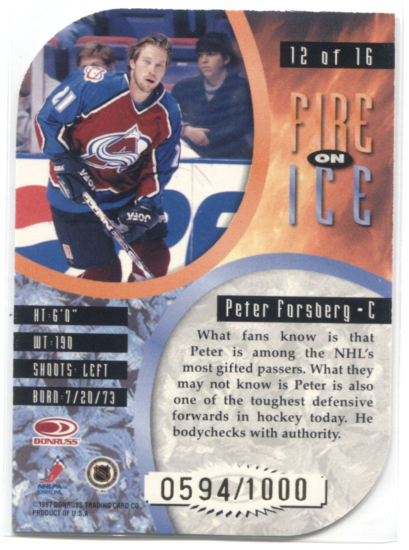 Peter Forsberg Colorado Avalanche Jersey NHL Fan Apparel