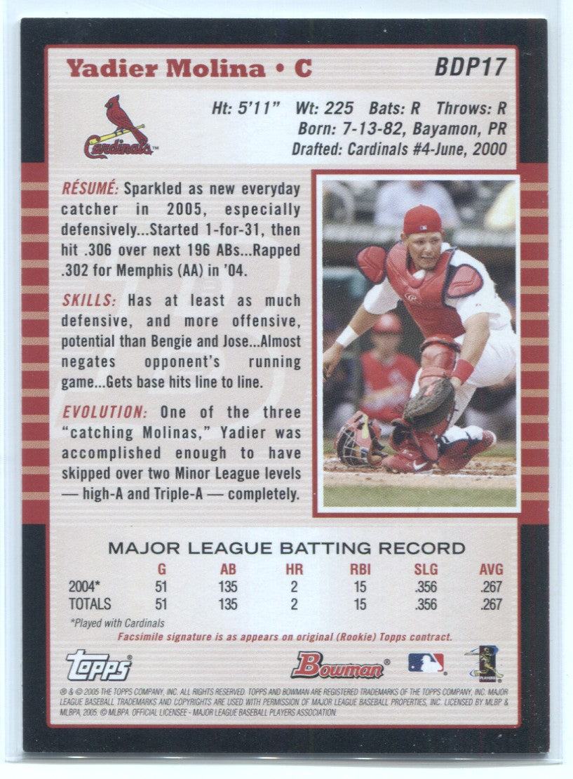 2022 Topps Series 1 Player Jersey Number Medallion Yadier Molina - Cardinals