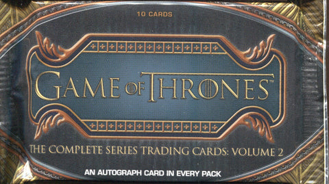 2022 Rittenhouse Game of Thrones The Complete Series Volume 2, Pack