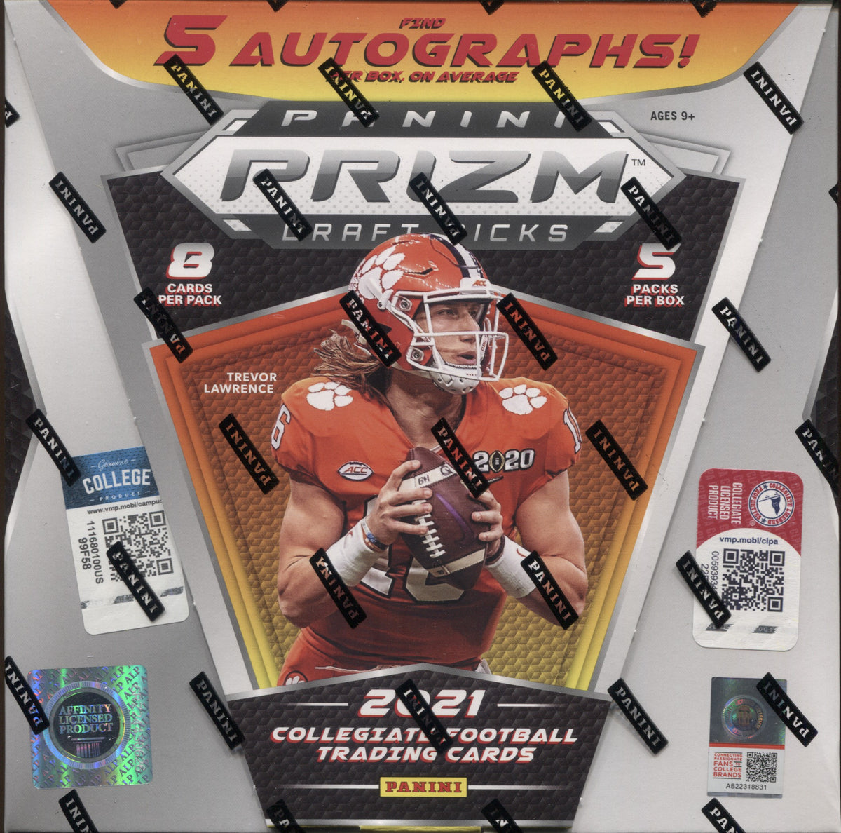 2021 Panini Prizm Football Multi-Pack 20 Box Case