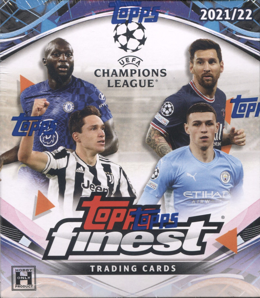 2021-22 Topps UEFA Champions League Soccer Hobby Box (24 Packs/8 Cards: 18  Inserts)