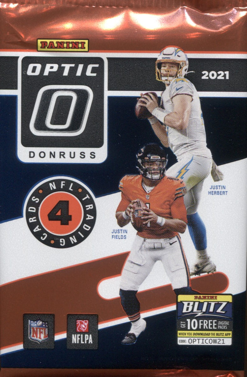 2021 Panini Nfl Donruss Optic Football Trading Card Blaster Box