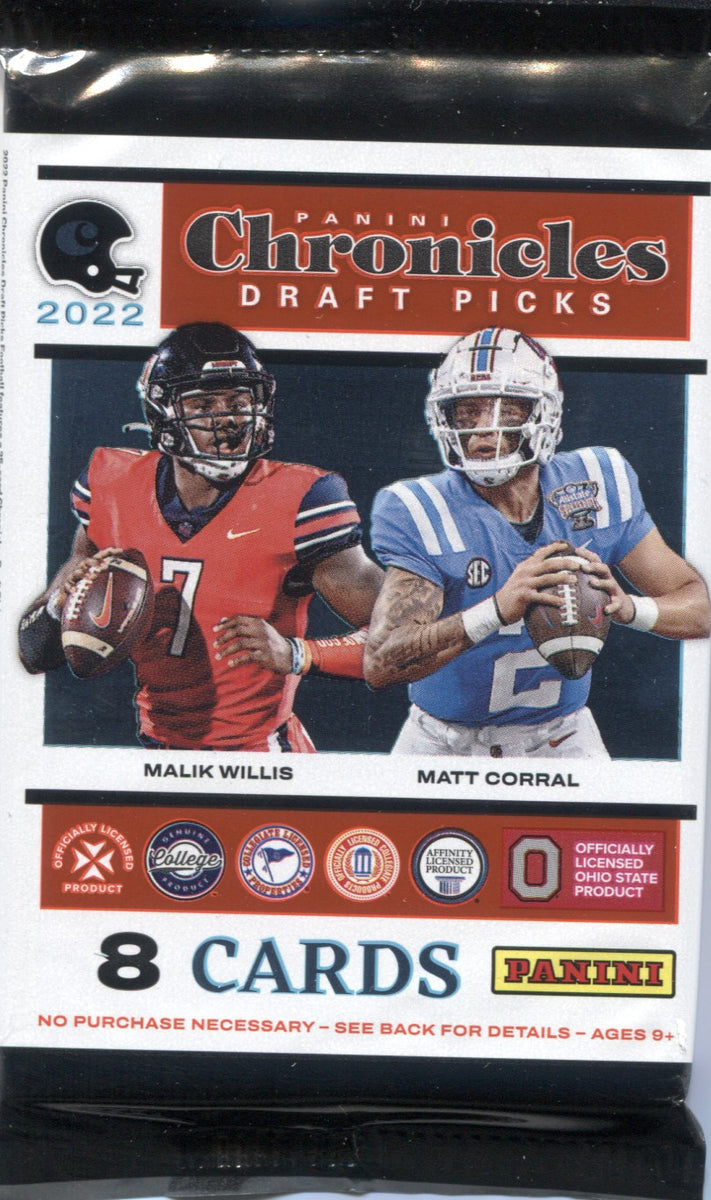 2022 Panini Mosaic Draft Picks Collegiate Football Checklist, Box Info