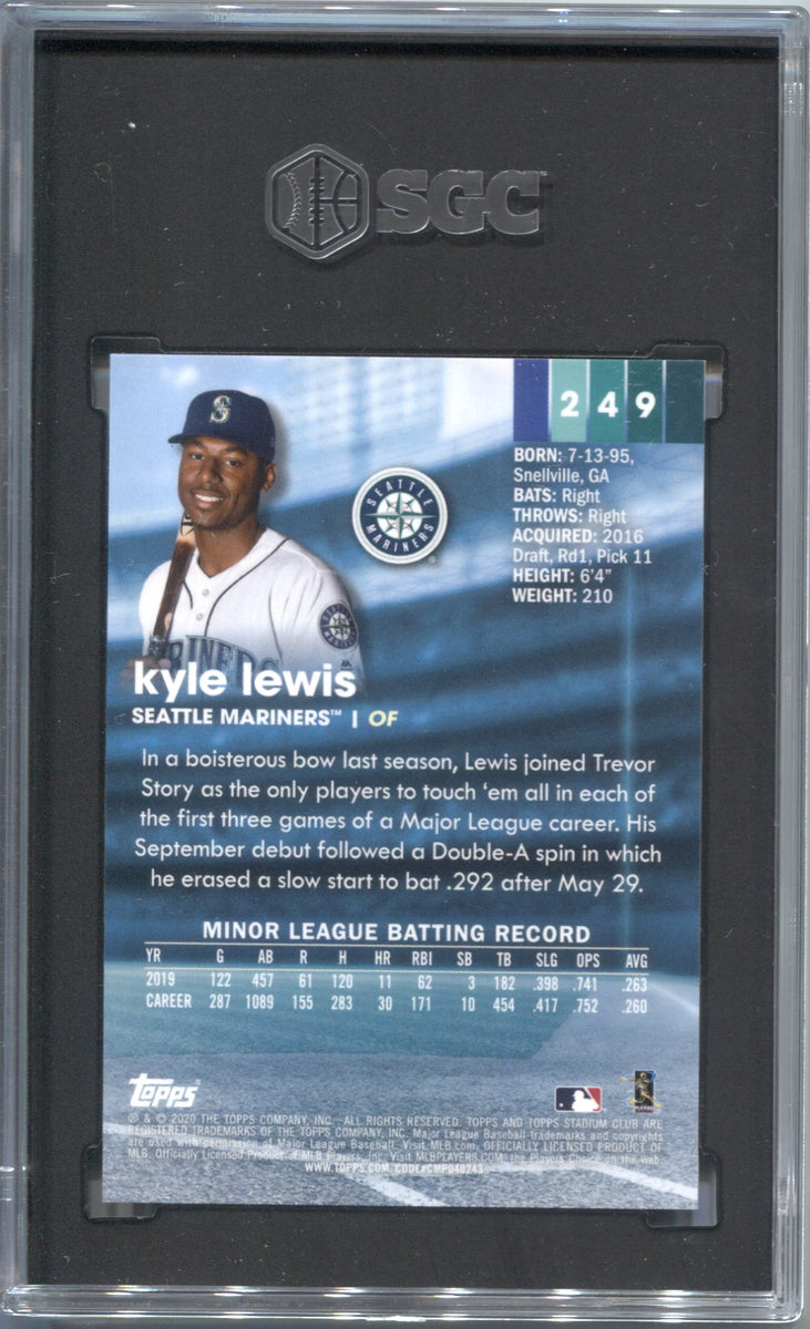  Kyle Lewis 2019 Topps Heritage Clubhouse Collection
