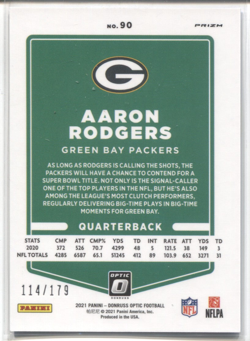 Aaron Rodgers #ES 1 Prices, 2019 Donruss Elite Series