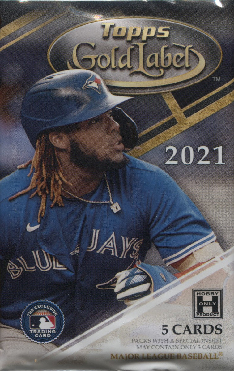 2021 Topps Gold Label Baseball Hobby Box (7 Packs/5 Cards: 1 Auto)