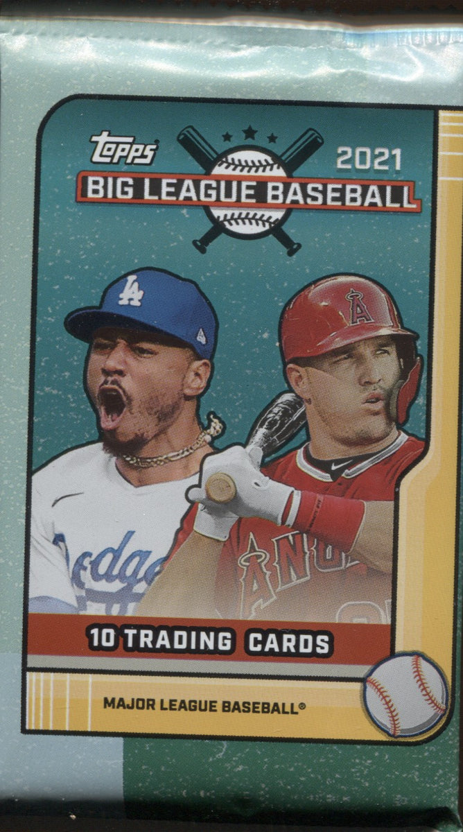 MLB Topps 2021 Big League Baseball Trading Card Blaster Box [10 Packs]