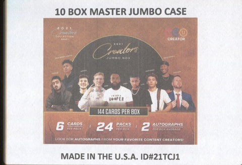 *HOLIDAY MANIA* 2021 TruCreator Creators Collection Series 1, 10 Jumbo Box Case