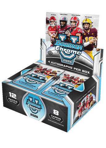 2025 Bowman Chrome University Football Jumbo, Box *RELEASES 10/31*