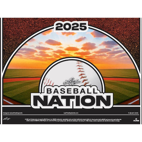 2025 Leaf Baseball Nation Hobby, Box *RELEASES 9/10*