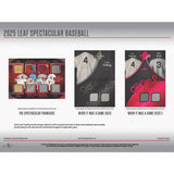 2025 Leaf Spectacular Baseball Hobby, 3 Box Case *RELEASES 11/14*