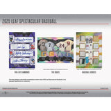 2025 Leaf Spectacular Baseball Hobby, 3 Box Case *RELEASES 11/14*