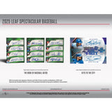 2025 Leaf Spectacular Baseball Hobby, Box *RELEASES 11/14*