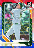 2026 Panini Donruss Baseball Blaster, 20 Box Case (Red and Blue Laser Parallels)
