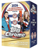 2026 Topps Chrome US Olympic & Paralympic Hopefuls Blaster, Box *RELEASES 1/14*