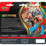 Pokemon Mega Evolution, 3 Blister Pack