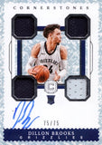 2017-18 Panini Cornerstones Basketball Hobby, Box