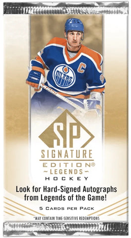 *NEW* 2020-21 Upper Deck SP Signature Legends Hobby Hockey, Pack