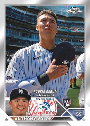 LAST CASE* 2023 Topps Chrome Update Baseball Hobby, 6 Box Case