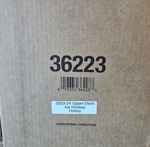 2023-24 Upper Deck Ice Hobby Hockey, 24 Box Master Case