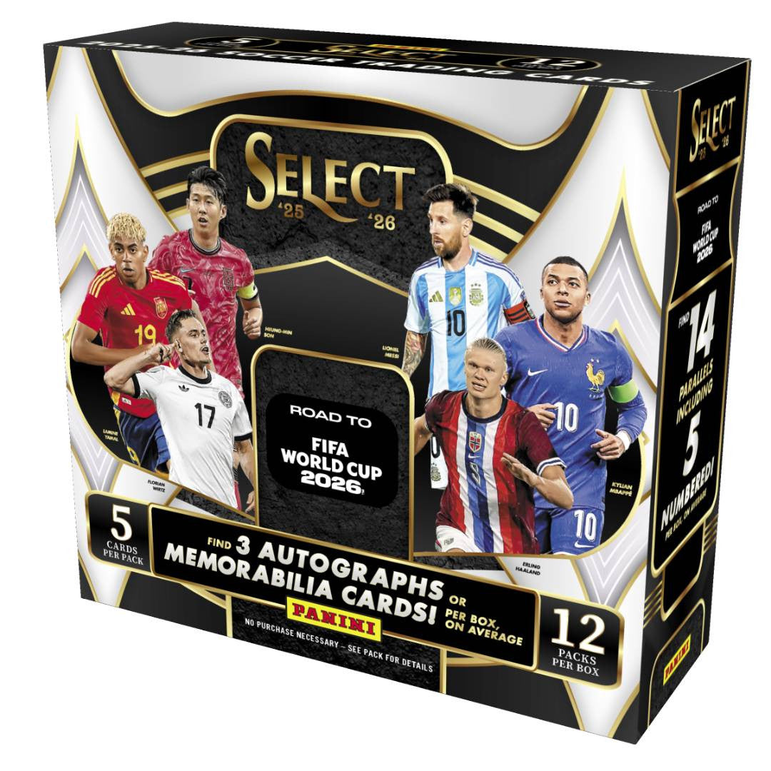 2025-26 Panini Select Road To FIFA World Cup 2026 Soccer Hobby, Box *R