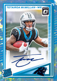 2025 Panini Donruss Optic Football Hobby, Blaster Box (Blue Scope)