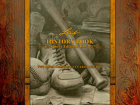 2025 Leaf History Book Sports Edition Chapter 2 Hobby, Box *RELEASES 10/22*