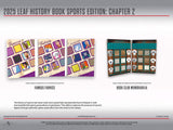 2025 Leaf History Book Sports Edition Chapter 2 Hobby, Box *RELEASES 10/22*