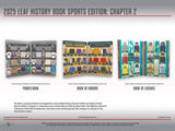 2025 Leaf History Book Sports Edition Chapter 2 Hobby, Box *RELEASES 10/22*