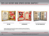 2025 Leaf History Book Sports Edition Chapter 2 Hobby, Box *RELEASES 10/22*