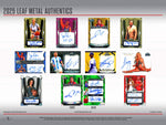 2025 Leaf Metal Authentics Hobby, Box *RELEASES 8/22*