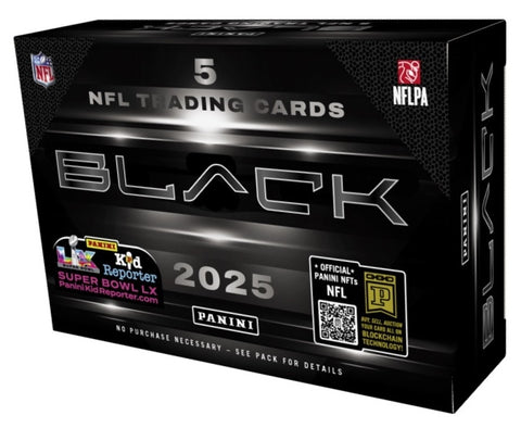 2025 Panini Black Football Hobby, Box *RELEASES 10/8*