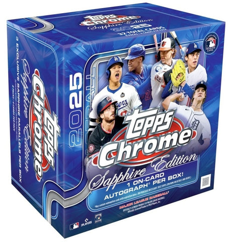 2025 Topps Chrome Baseball Sapphire, Box