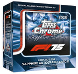 *LAST CASE* 2025 Topps Chrome Formula 1 Racing Sapphire Edition, 10 Box Case