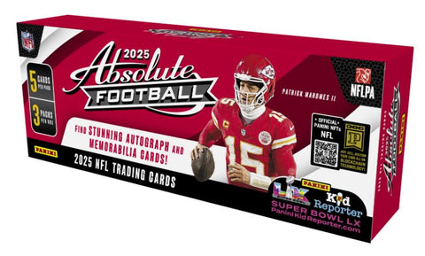 2025 Panini Absolute Football Hobby, Box *RELEASES 10/31*