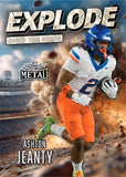 2026 Pro Set Metal Football Hobby, 10 Box Case
