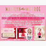 2024 Leaf Marilyn Monroe Icons Collection Hobby, Box *RELEASES 12/27*